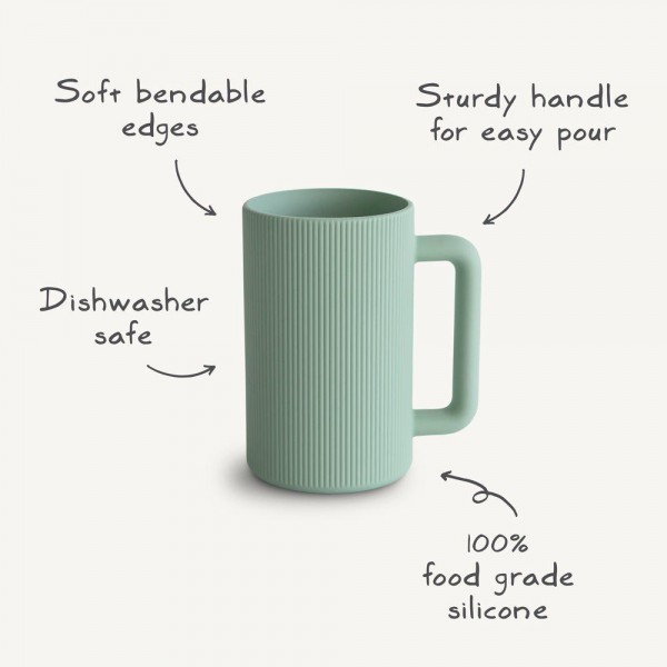 Κανάτα Σιλικόνης για το Μπάνιο Cambridge Blue - Mushie | 66-101908