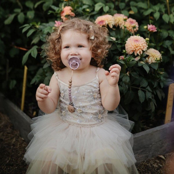 Κλιπ για Πιπίλες Eva Mauve - Mushie | 66-2090107