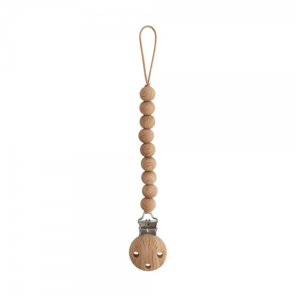 Κλιπ για Πιπίπλες Σιλικόνης Hera Faux Wood - Mushie | 66-100067