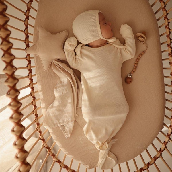 Κλιπ για Πιπίπλες Σιλικόνης Hera Faux Wood - Mushie | 66-100067