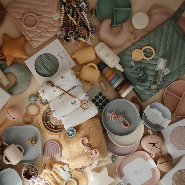 Κλιπ για Πιπίπλες Σιλικόνης Hera Shifting Sands - Mushie | 66-100066