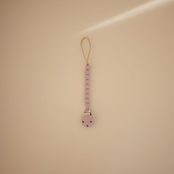 Κλιπ για Πιπίπλες Σιλικόνης Hera Soft Lilac - Mushie | 66-102034