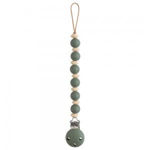 Κλιπ για Πιπίπλες Σιλικόνης Luna Dried Thyme - Mushie | 66-100071