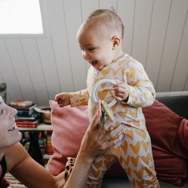 Κρίκος με Μασητικά Παιχνιδάκια Western  - Mushie | 66-102050