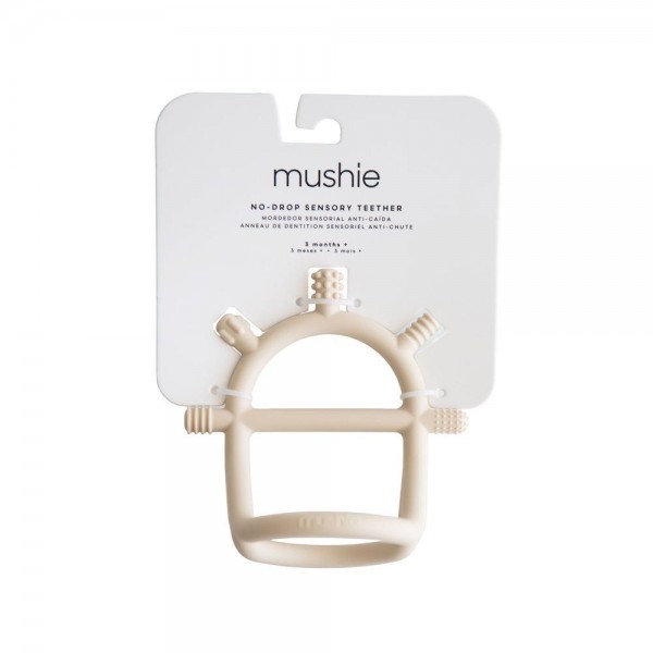 Μασητικό Σιλικόνης με Χερούλι Sensory - Mushie | 66-101473