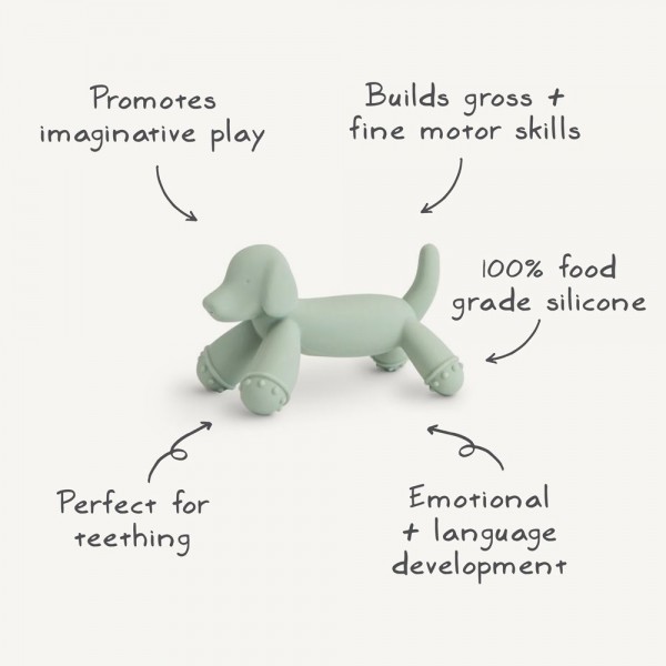 Μασητικό Σιλικόνης Σκυλάκι - Mushie | 66-101572