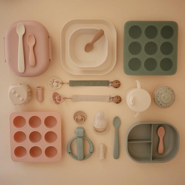 Παγοθήκη Φαγητού 9 Θέσεων 45 ml Σιλικόνης Ραφ - Mushie | 66-101495