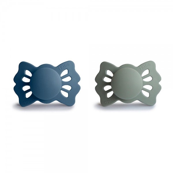 Σετ 2 Ανατομικές Πιπίλες Σιλικόνης FRIGG Lucky Ocean View/Sage 0-6 Μηνών | 67-101958