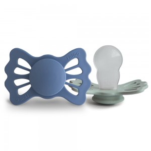 Σετ 2 Ανατομικές Πιπίλες Σιλικόνης FRIGG Lucky Ocean View/Sage 6-18 Μηνών | 67-101959