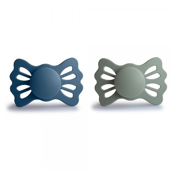 Σετ 2 Ανατομικές Πιπίλες Σιλικόνης FRIGG Lucky Ocean View/Sage 6-18 Μηνών | 67-101959