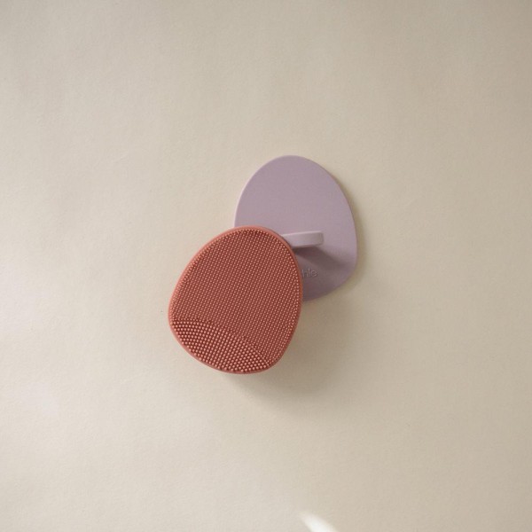 Σετ 2 Βρεφικές Βούρτσες Μπάνιου Σιλικόνης ​​Rose/Soft Lilac - Mushie | 66-102074