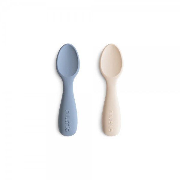 Σετ 2 Εκπαιδευτικά Κουταλάκια Σιλικόνης Μικρά Tradewinds/Shifting Sand - Mushie | 66-101354