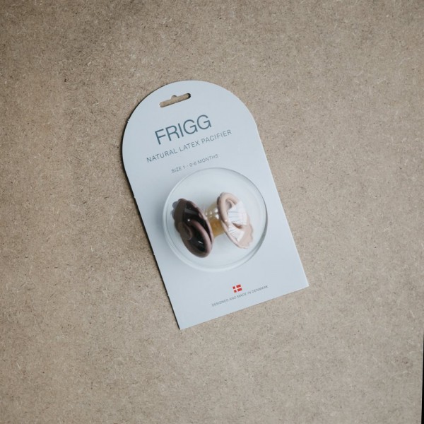Σετ 2 Πιπίλες Latex FRIGG Daisy Aurora/Croissant 6-18 Μηνών | 67-76222486