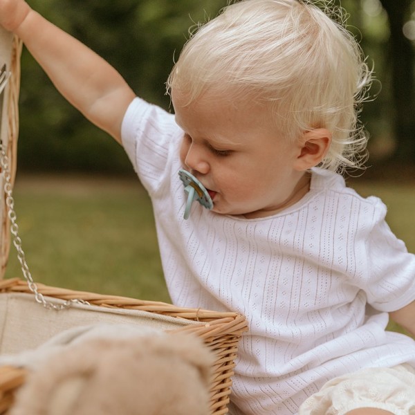 Σετ 2 Πιπίλες Latex FRIGG Fairytale Stone Blue/Willow Gray 0-6 Μηνών | 67-100155