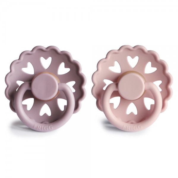 Σετ 2 Πιπίλες Latex FRIGG Fairytale Twilight Mauve/Primrose 0-6 Μηνών | 67-100163