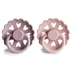 Σετ 2 Πιπίλες Latex FRIGG Fairytale Twilight Mauve/Primrose 6-18 Μηνών | 67-100164