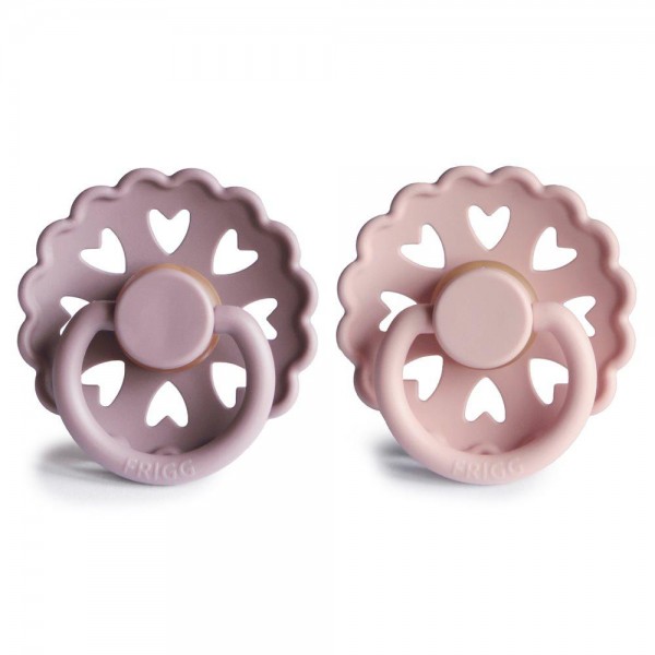 Σετ 2 Πιπίλες Latex FRIGG Fairytale Twilight Mauve/Primrose 6-18 Μηνών | 67-100164