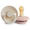 Σετ 2 Πιπίλες Latex FRIGG Rope Blush/Cream 6-18 Μηνών | 67-76282385