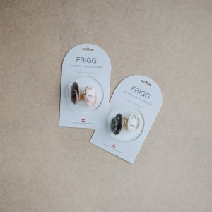 Σετ 2 Πιπίλες Latex Νυκτός FRIGG Daisy French Gray/Portobello 6-18 Μηνών | 67-76222480