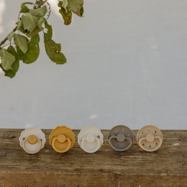 Σετ 2 Πιπίλες Σιλικόνης FRIGG Moon Phase Croissant/Portobello 6-18 Μηνών | 67-75292501