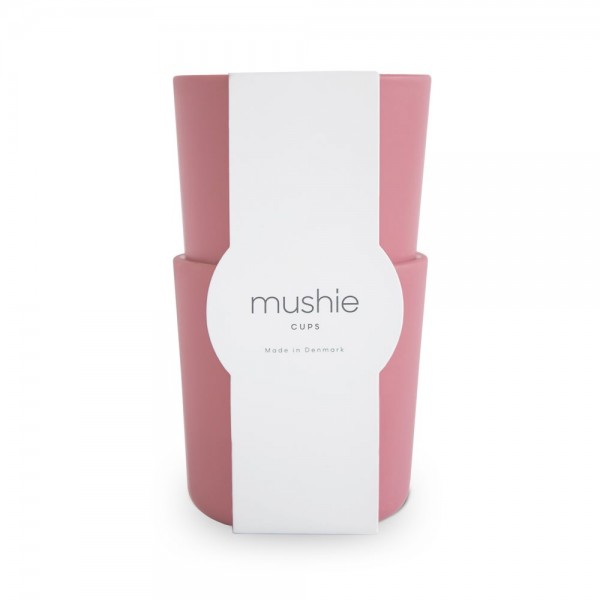 Σετ 2 Ποτηράκια PP Dusty Rose  - Mushie | 66-102144