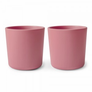 Σετ 2 Ποτηράκια PP Dusty Rose  - Mushie | 66-102144