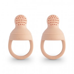 Σετ 2 Τροφοδότες Φαγητού Σιλικόνης Blush - Mushie | 66-101049