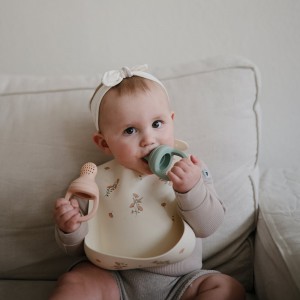 Σετ 2 Τροφοδότες Φαγητού Σιλικόνης Cambridge Blue - Mushie | 66-101052