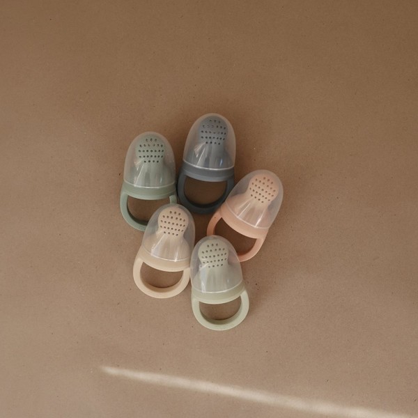 Σετ 2 Τροφοδότες Φαγητού Σιλικόνης Cambridge Blue - Mushie | 66-101052