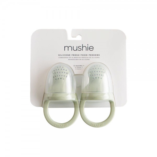 Σετ 2 Τροφοδότες Φαγητού Σιλικόνης Sage - Mushie | 66-101050