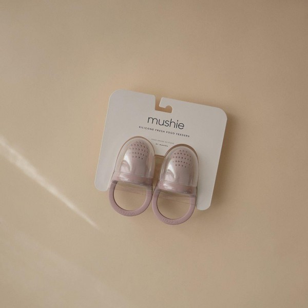 Σετ 2 Τροφοδότες Φαγητού Σιλικόνης Soft Lilac - Mushie | 66-101051