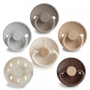 Σετ 6 Πιπίλες Σιλικόνης FRIGG - Earthy Wonder 0-6 Μηνών | 67-101879