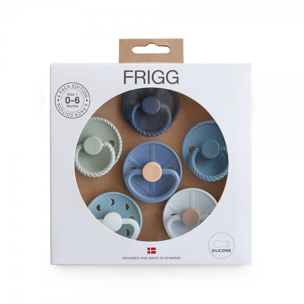 Σετ 6 Πιπίλες Σιλικόνης FRIGG - Endless Sea 0-6 Μηνών | 67-101871