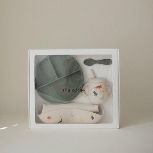 Σετ Δώρου 4 Τεμαχίων Φαγητού Dino - Mushie | 66-102093