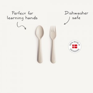 Σετ Κουτάλι και Πηρούνι PP Ivory - Mushie | 66-2380094