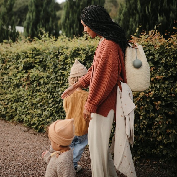 Θήκη για Πιπίλες Σιλικόνης Cambridge Blue - Mushie | 66-2255031