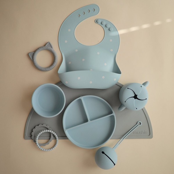 Θήκη για Πιπίλες Σιλικόνης Powder Blue - Mushie | 66-2255228