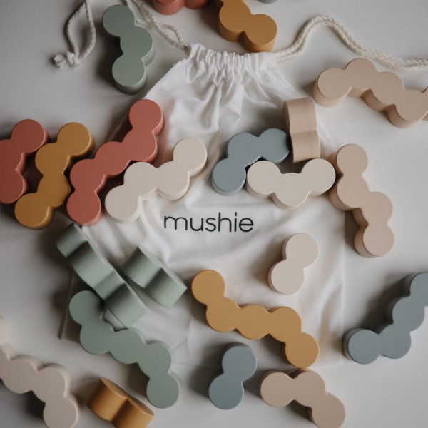 Ξύλινα Μπλοκ Στοίβαξης - Mushie | 66-102051