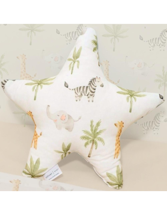 Μαξιλάρι Διακοσμητικό Αστέρι 37x37 cm Design 424 Oliver Baby | 46-6710/424