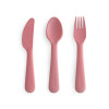 Σετ Κουτάλι Πηρούνι Μαχαίρι PP Dusty Rose Mushie | 66-102151