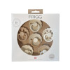 Σετ 6 Πιπίλες Latex FRIGG – Cinnamon Charm 6-18 Μηνών | 67-101866