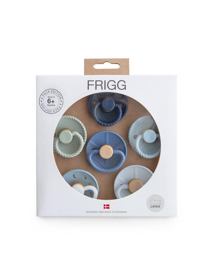 Σετ 6 Πιπίλες Latex FRIGG – Endless Sea 0-6 Μηνών | 67-101869