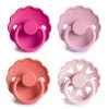 Σετ 4 Πιπίλες Latex FRIGG – Rosy Romance 0-6 Μηνών | 67-101881