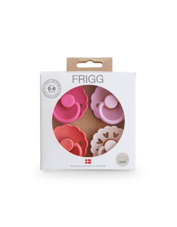 Σετ 4 Πιπίλες Latex FRIGG – Rosy Romance 0-6 Μηνών | 67-101881
