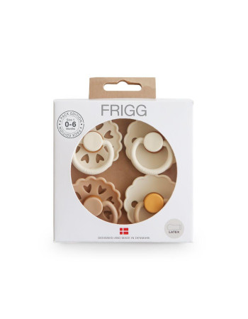 Σετ 4 Πιπίλες Latex FRIGG – Snowflake Dream 0-6 Μηνών | 67-101893