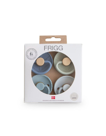 Σετ 4 Πιπίλες Latex FRIGG – Skyline Serenity 6-18 Μηνών | 67-101898