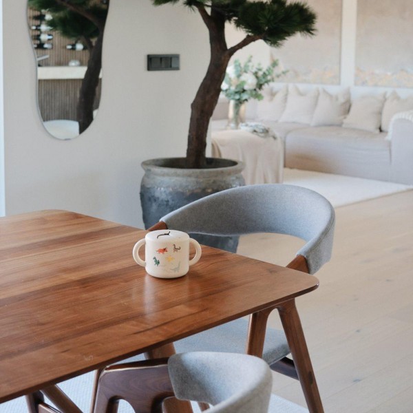 Αποθηκευτικό Κουπάκι Σιλικόνης με Χερούλια Dinosaurs - Mushie | 66-102089