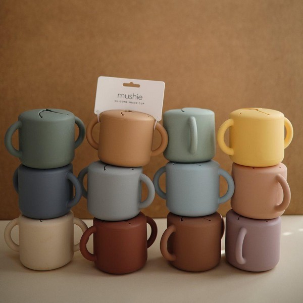 Αποθηκευτικό Κουπάκι Σιλικόνης με Χερούλια  Shifting Sand - Mushie | 66-2340182