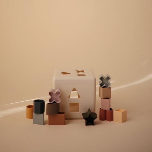 Κύβος Ταξινόμησης Σχημάτων Original - Mushie | 66-2490000