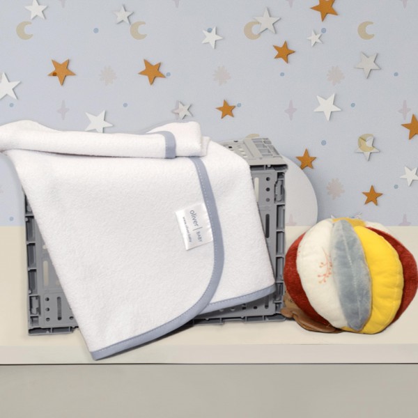 Σελτεδάκι 40x60cm 300gr/sm Με Γκρι Ρέλι - Oliver Baby | 46-6717/515